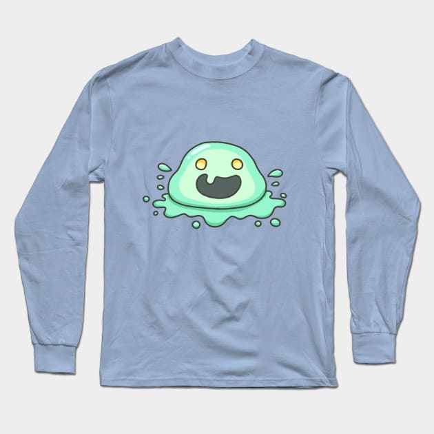 slime monster Long Sleeve T-Shirt by KammyBale